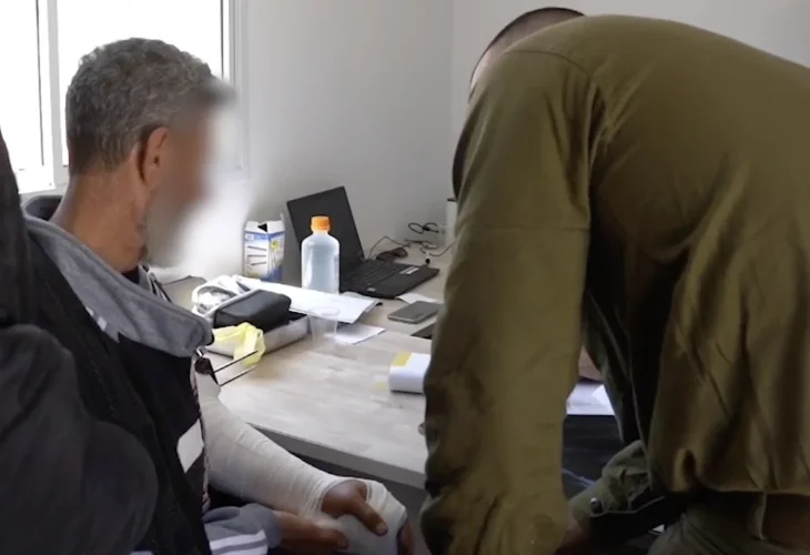 תיעוד מהמתקן הנייד בדרום סוריה (צילום: דובר צה״לֹ)