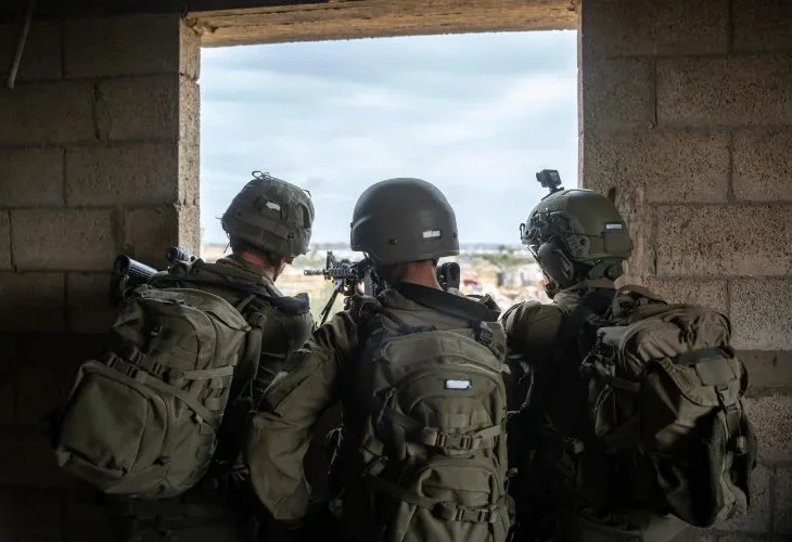 לוחמים בעזה (צילום: דובר צה"ל)