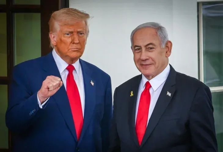 נתניהו וטראמפ בבית הלבן, ארכיון (צילום: לירי אגמי, פלאש 90)