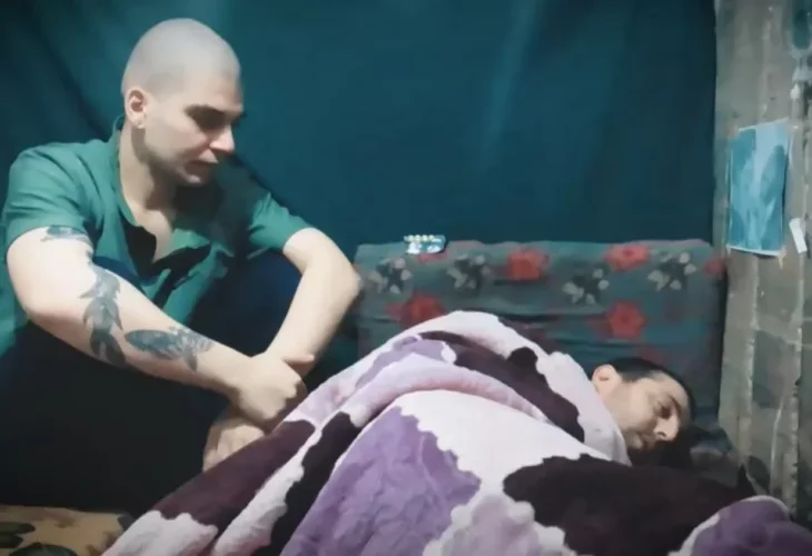 אלקנה בוחבוט ויוסף חיים אוחנה בסרטון שפרסם החמאס