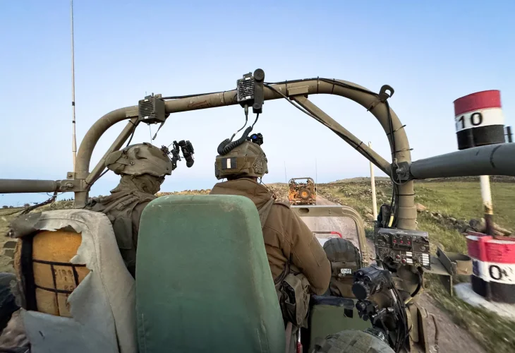 אוגדה 210 בסוריה (צילום: דובר צה״ל)