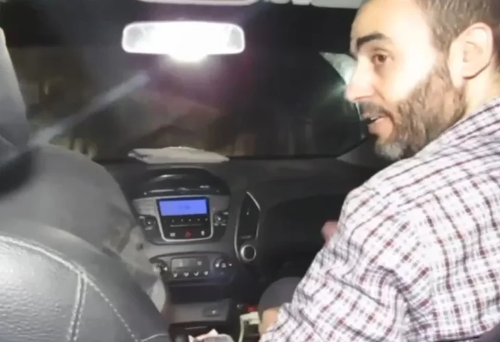 מוחמד סינוואר, נוסע ברכב בתוך מנהרת ענק של חמאס (מתוך תיעוד שנחשף על ידי דובר צה"ל בדצמבר 2023)