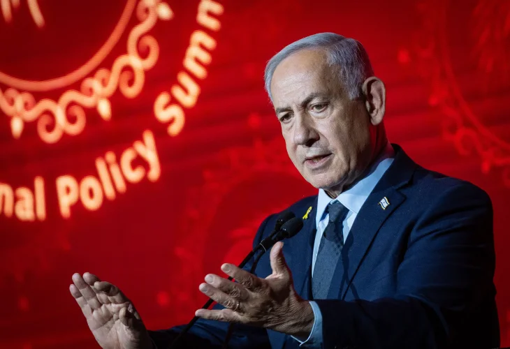 נתניהו (צילום: יהונתן סינדל, פלאש90)