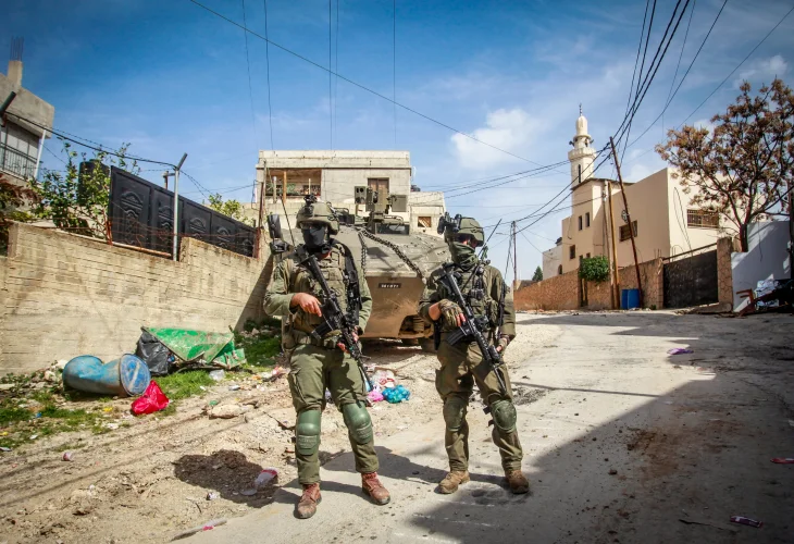 כוחות צה״ל בג׳נין, ארכיון (צילום: נאסר אישתיה, פלאש90)