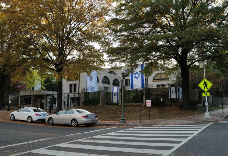 השגרירות הישראלית בוושינגטון (קרדיט: shutterstock)