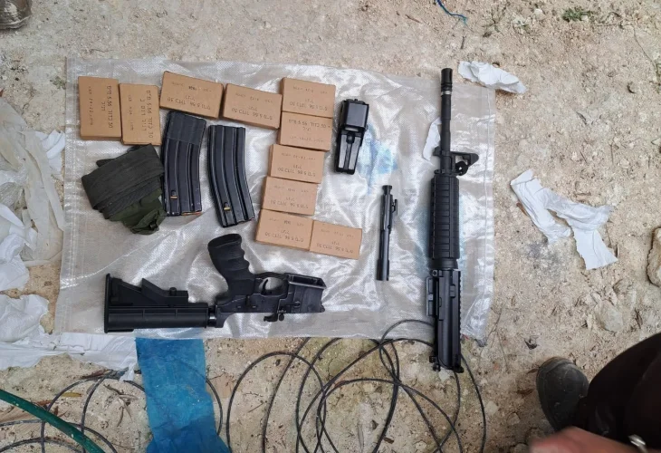 כלי נשק שנתפס אצל מחבל (צילום: דובר צה"ל)