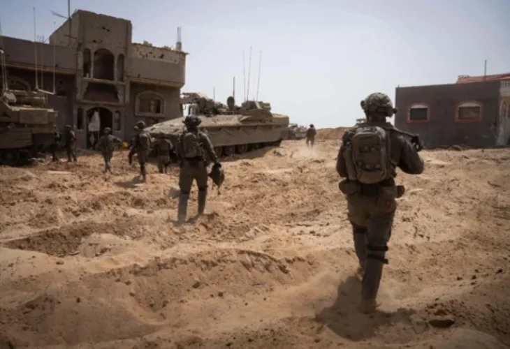 כוחות ברצועה (צילום: דובר צה"ל)