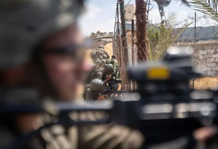 לחימה ברצועה (צילום: דובר צה"ל)