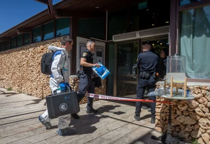 זירת האירוע (צילום: חיים גולדברג, פלאש90)