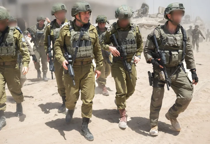 הרמטכ"ל בעזה (צילום: דובר צה"ל)