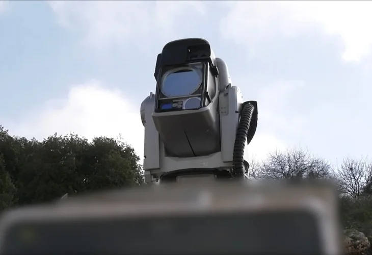 מערכת הלייזר ליירוט מטרות (צילום: דובר צה"ל)