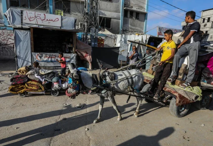 ח'אן יונס, אתמול (צילום: עבד רחים ח'טיב, פלאש 90)