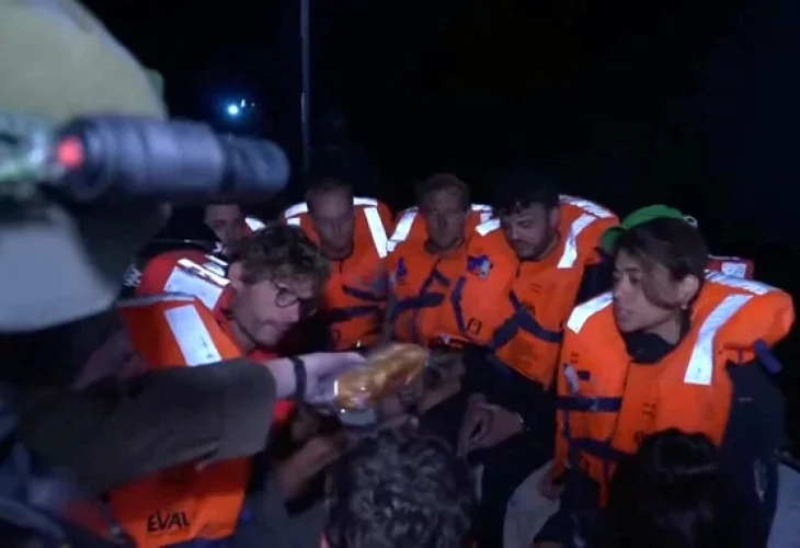 שייטת 13 השתלטו על "משט החירות" (צילום: משרד החוץ)