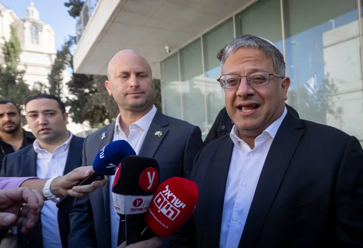 בן גביר, היום (צילום: אורן בן חאקון, פלאש90)