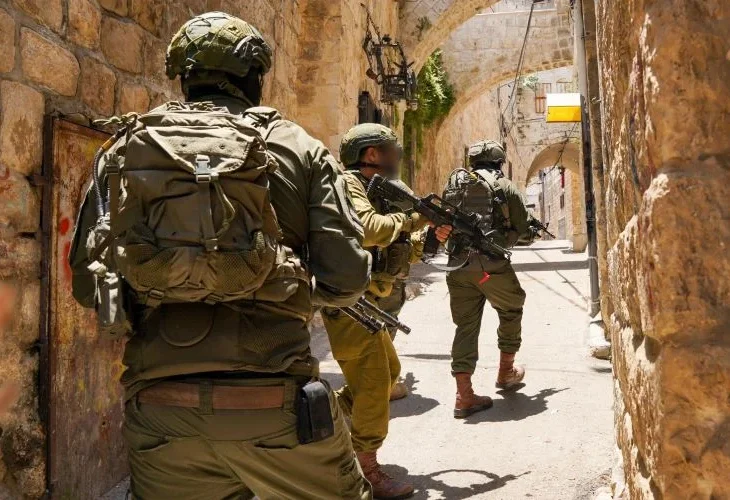 פעילות בשכם (צילום: דובר צה"ל)