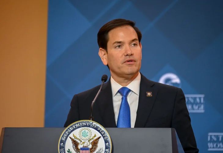 שר החוץ האמריקני, מרקו רוביו (צילום: לירי אגמי, פלאש90)