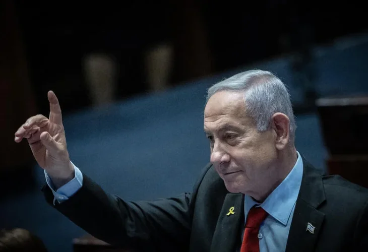 נתניהו (צילום: יונתן סינדל, פלאש 90)