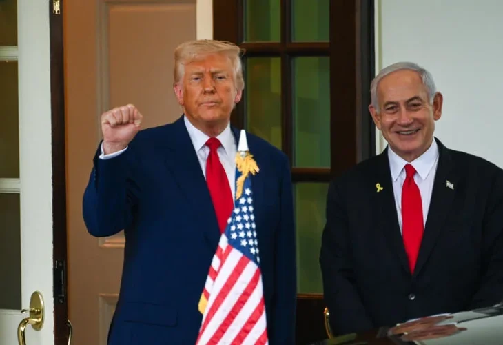 נתניהו וטראמפ, ארכיון (צילום: לירי אגמי, פלאש 90)