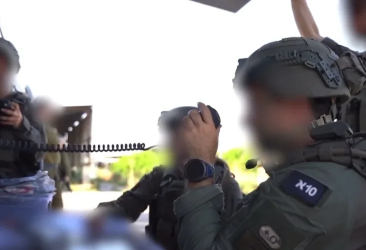 פעילות עוצבת ׳גלעד׳ בגבול המזרחי (צילום: דובר צה״ל)