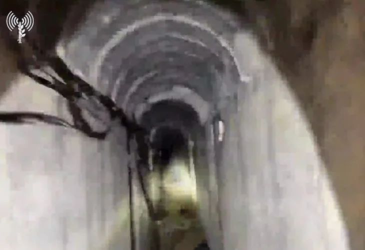 פתח המנהרה (צילום: דובר צה"ל)