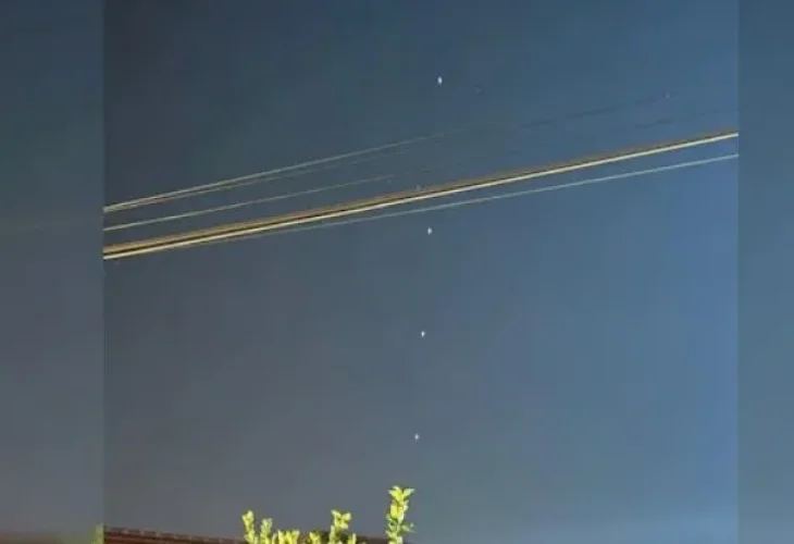 האורות המסתוריים (צילום מתוך הרשתות החברתיות על פי סעיף 27א' לחוק זכויות היוצרים)