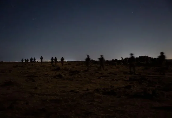 הכוח בשטח סוריה (צילום: דובר צה"ל)