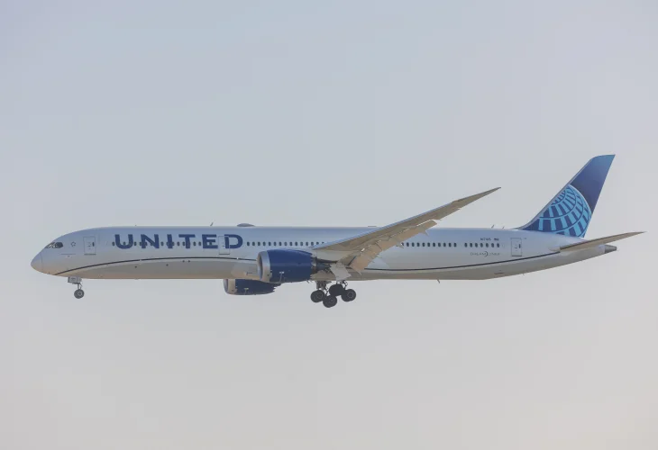 מטוס של חברת יונייטד (צילום: יוסי אלוני, פלאש90)