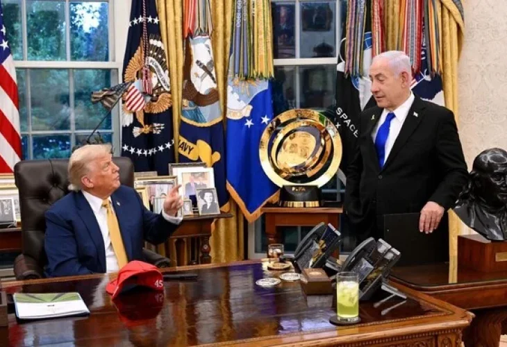 נתניהו, טראמפ (צילום: אבי אוחיון, לע״מ)