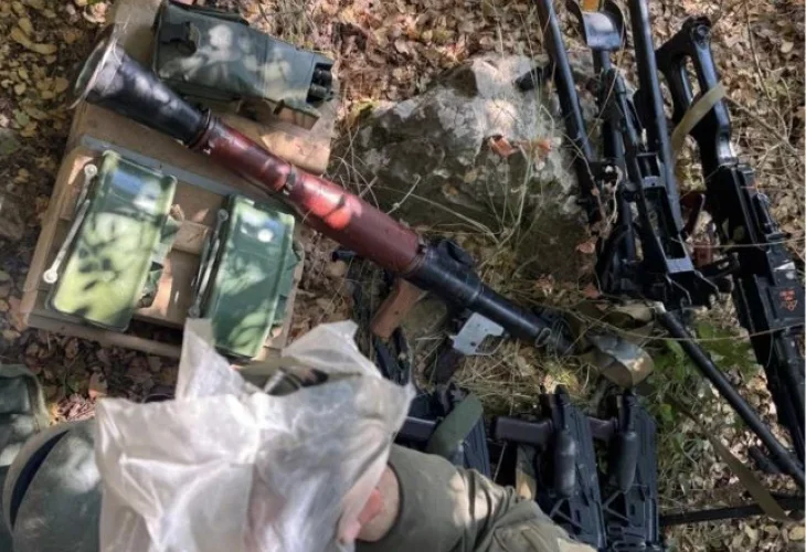 חלק מהנשק שנתפס (צילום: דובר צה"ל)