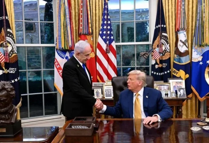 נתניהו וטראמפ (צילום: אבי אוחיון, לע״מ)