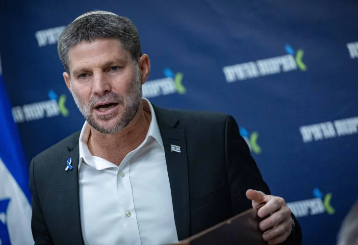 סמוטריץ׳ (צילום: יהונתן סינדל, פלאש90)