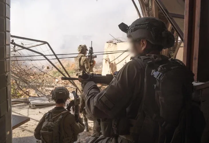 פעילות בח'אן יונס (צילום: דובר צה"ל)