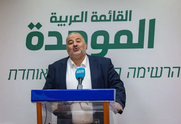 עבאס, מנהיג רע"מ (צילום ארכיון: יונתן סינדל, פלאש90)