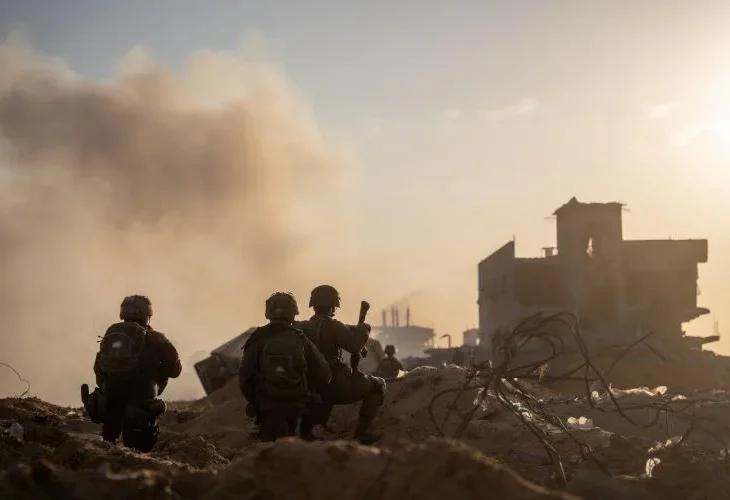 לחימה ברצועה (צילום: דובר צה"ל)