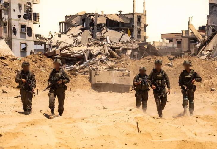 כוחות צה״ל בעזה (צילום: דובר צה״ל)