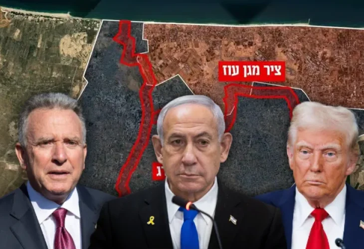 נתניהו, טראמפ, וויטקוף (אילוסטרציה: דובר צה״ל, צילום: חיים גולדברג, פלאש 90, shutterstock)