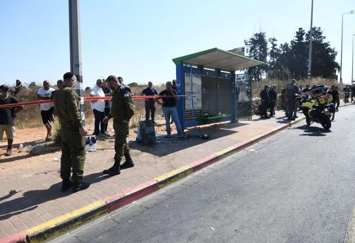 זירת הפיגוע (צילום: גילי יערי, פלאש90)