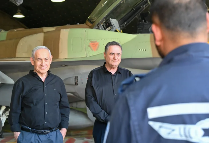 נתניהו וכ״ץ (צילום: קובי גדעון, לע״מ)