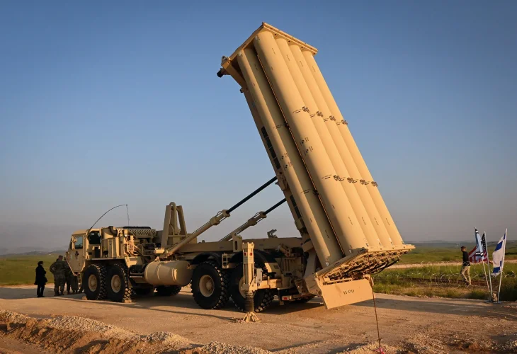 מערכת THAAD בישראל (צילום: מאטי שטרן, שגרירות ארה"ב בירושלים)