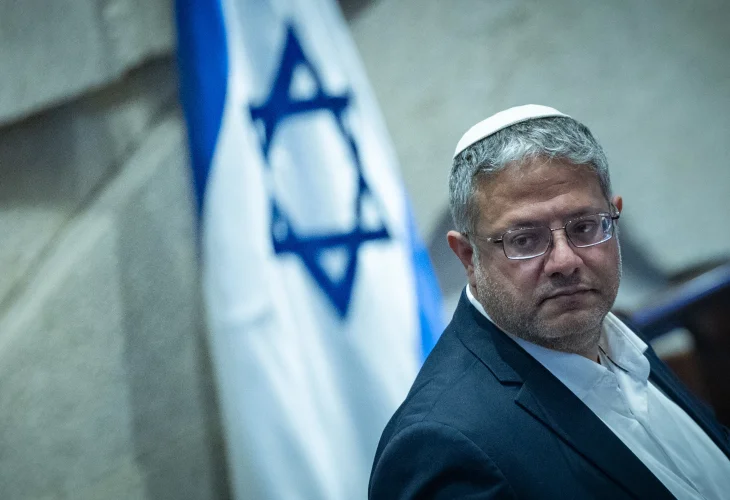 בן גביר (צילום: יהונתן סינדל, פלאש90)