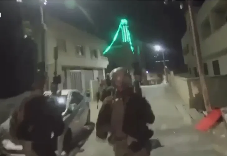 תיעוד מאחד ממבצעי המעצר (צילום: דובר צה״ל)