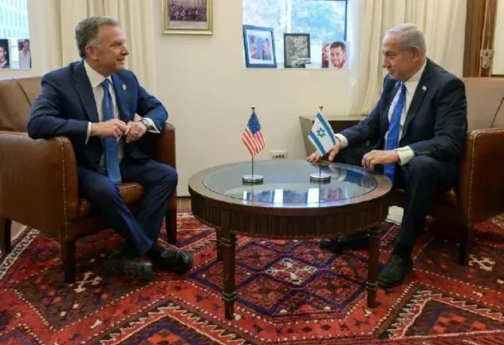 נתניהו וסטיב וויטקוף, ארכיון (צילום: מעיין טואף, פלאש90)