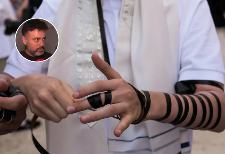 בקטן: יוסי אלי (צילום מסך), צילום תמונת רקע: shutterstock