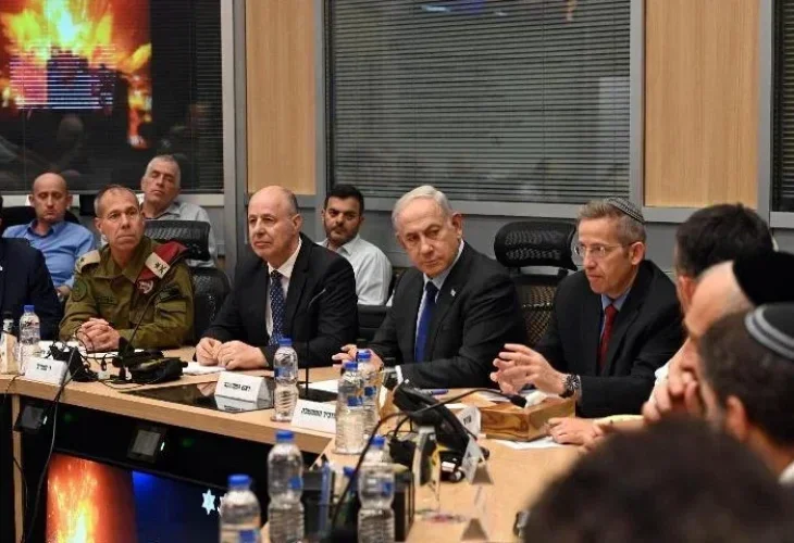 ישיבת קבינט, ארכיון (צילום: חיים צח, לע"מ)