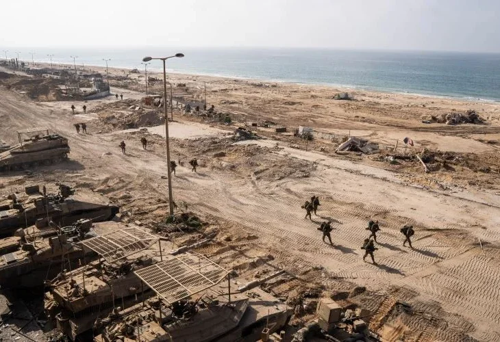 כוחות בעזה, ארכיון (צילום: דובר צה"ל)