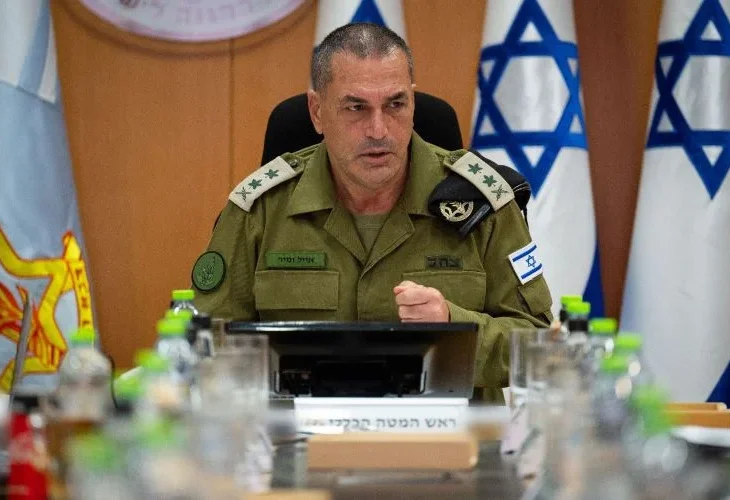 הרמטכ"ל, הבוקר (צילום: דובר צה"ל)