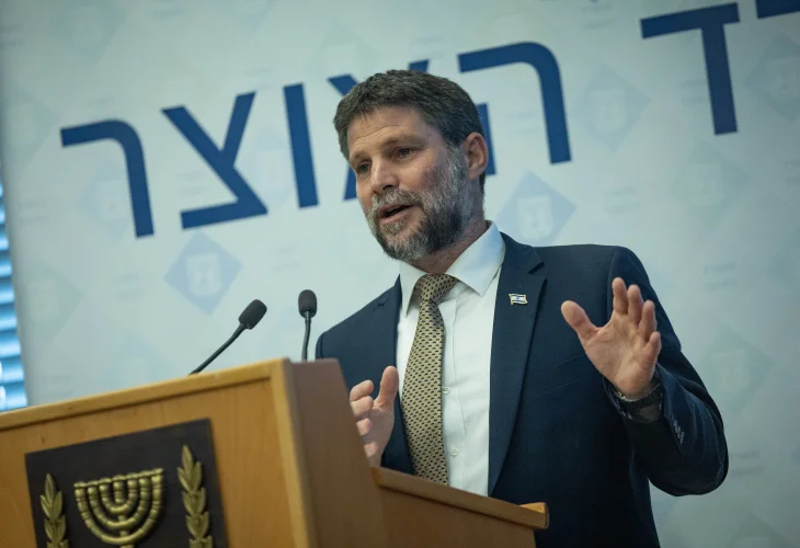 סמוטריץ׳ (צילום: יהונתן סינדל, פלאש90)