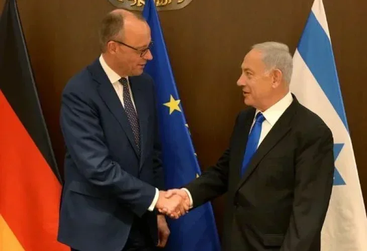 נתניהו ומרץ, ארכיון (צילום: עמוס בן גרשום, לע"מ)