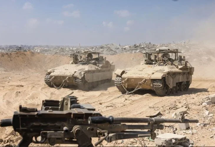 צה"ל ברצועה (צילום: דובר צה"ל)