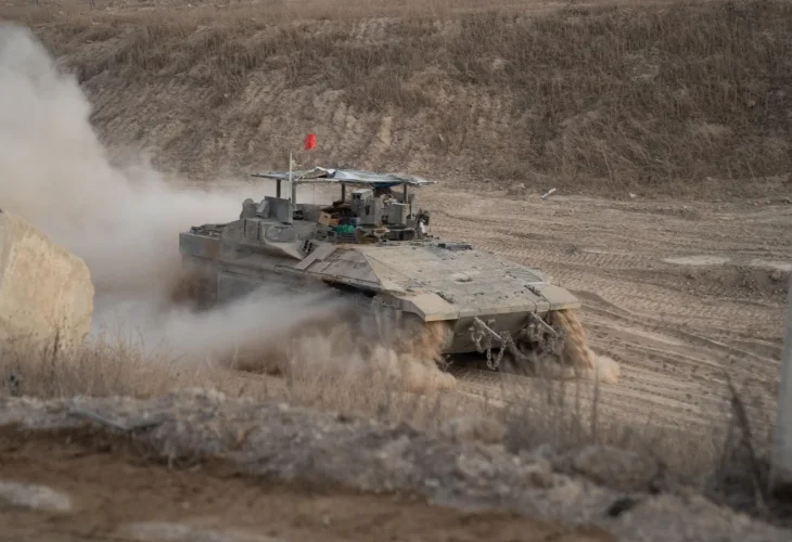 כוחות חטיבה 401 בג׳אבליה (צילום: דובר צה״ל)